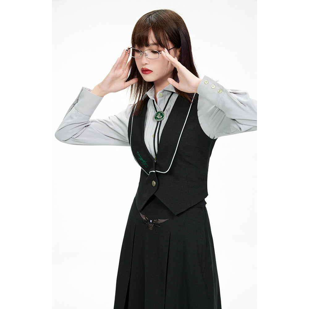 魔法学校の文学ループタイ