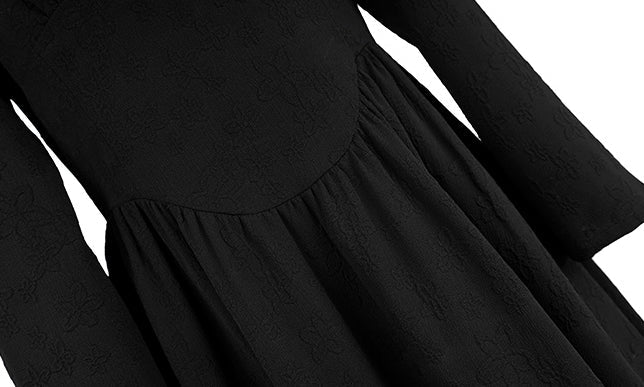 黒の貴婦人チャイナロングワンピース