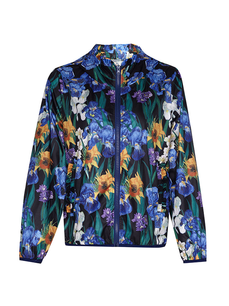 アイリスと向日葵のフーディー