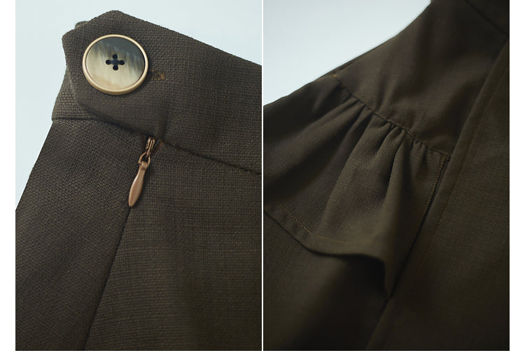 媚茶のお嬢様のアシンメトリーショートスカート