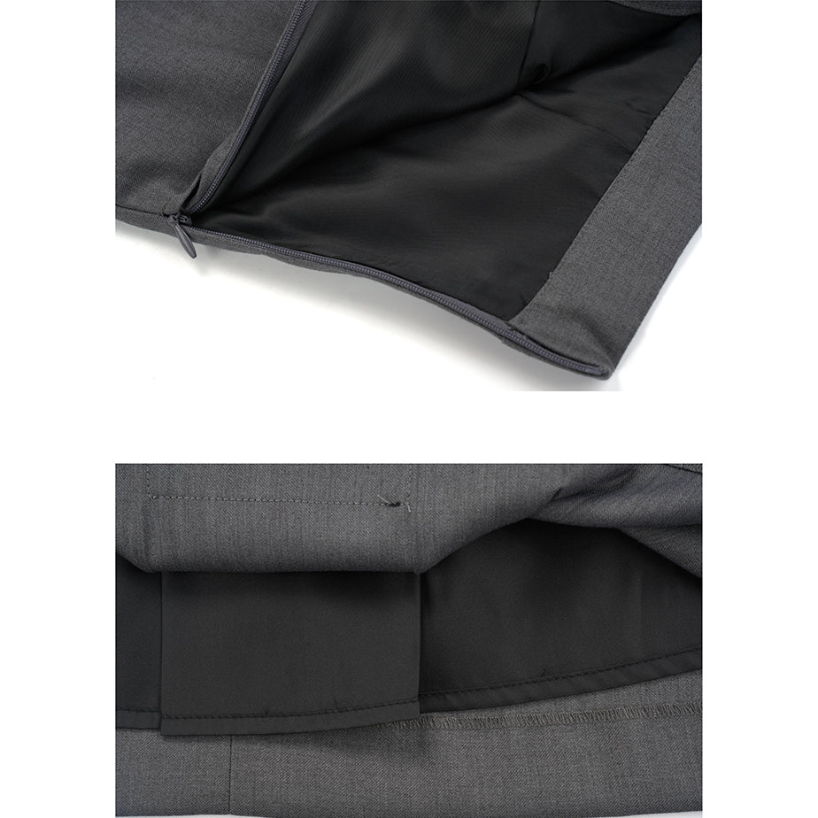 魔法学校の刺繍ショートスカート