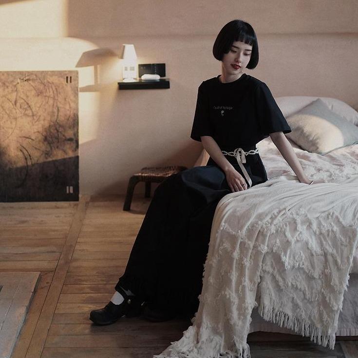 Rose nostalgia print t-shirt