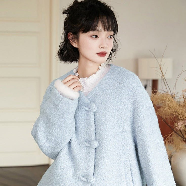 Angel wings wool on sale coat