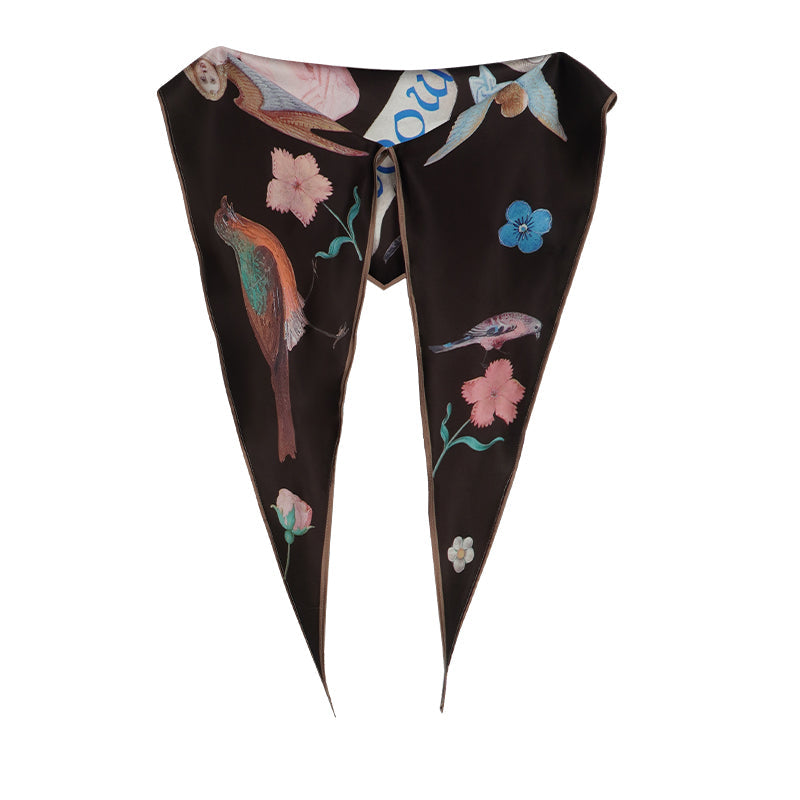 中世絵画の天使柄ネッカチーフ