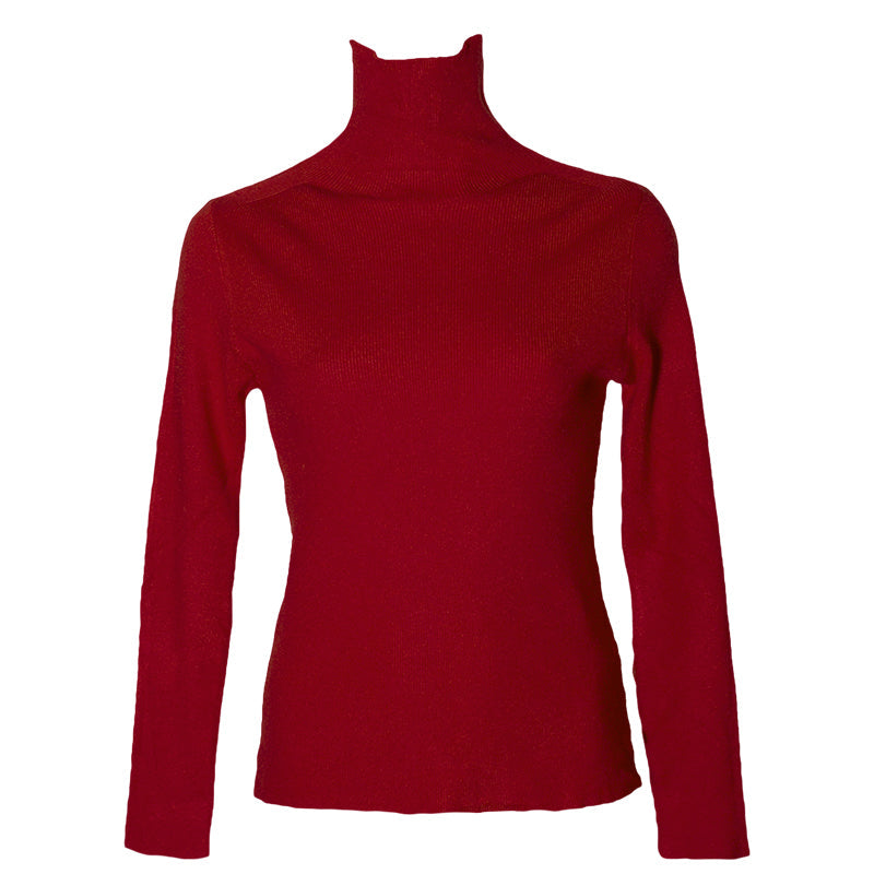 円舞曲を奏でるタートルネックニット