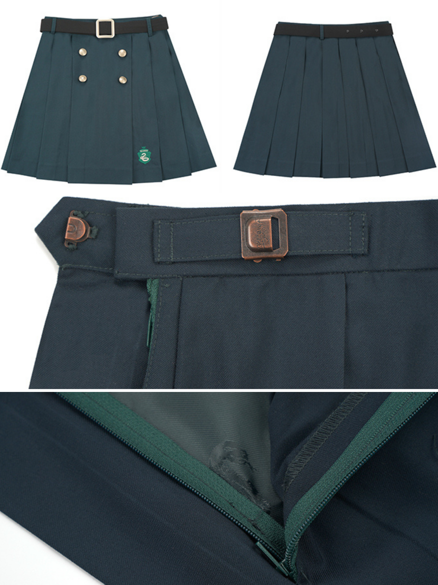 魔法学校の文学プリーツスカート