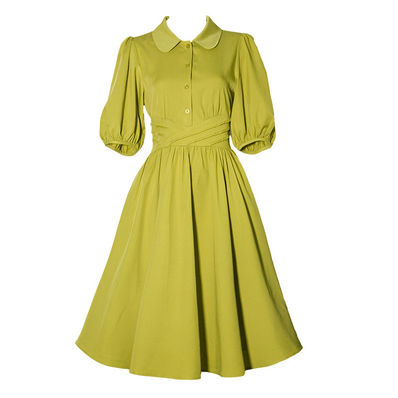 萌葱の貴婦人クラシカルワンピース