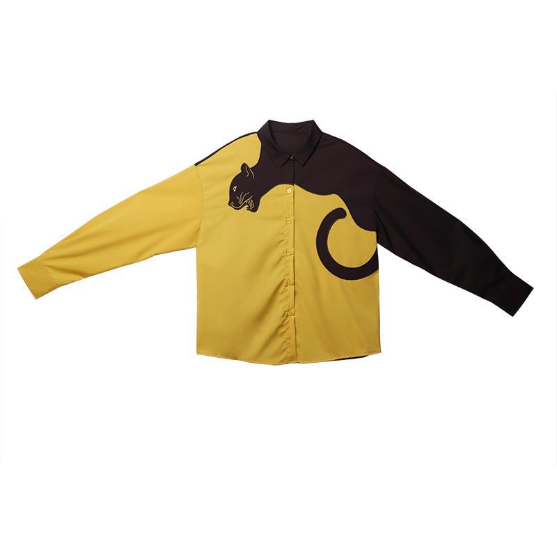 孤高の黒豹ブラウス