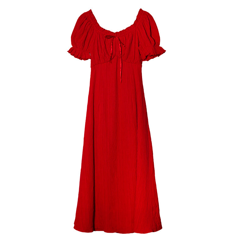 赤紅の貴婦人のレトロワンピース