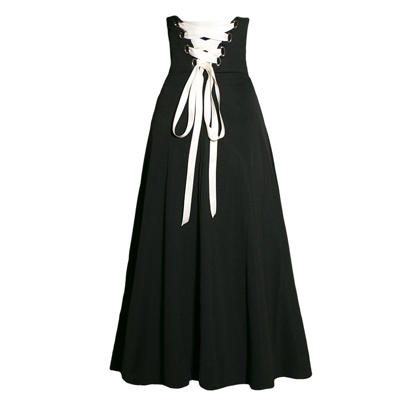 英国貴族のお嬢様のコルセットスカート