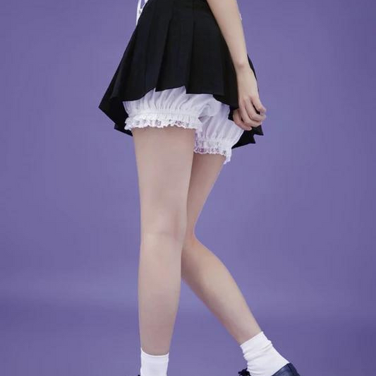Princess Girl Inner Pleated Short Skirt 