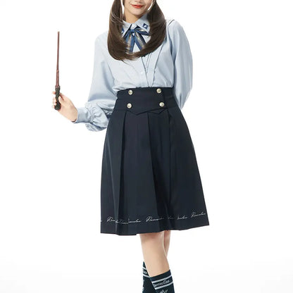 wizard school puff sleeve blouse 