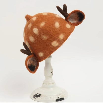 작은 horn bambi hat 