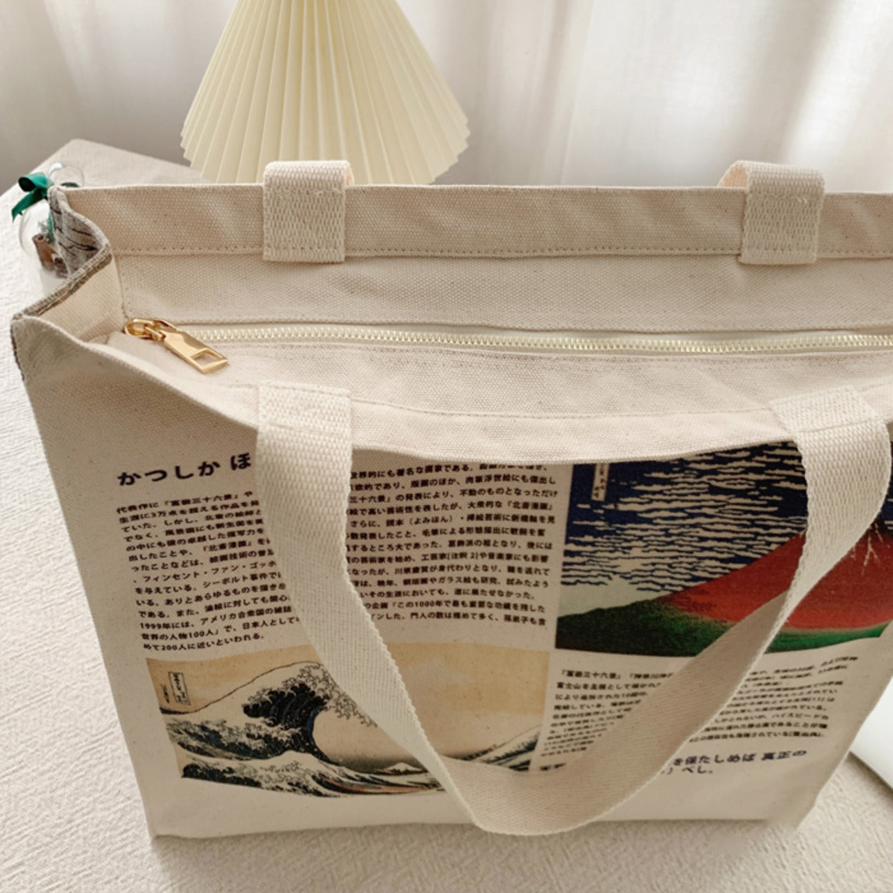 "Thirty-six Views of Mt. Fuji" tote bag 