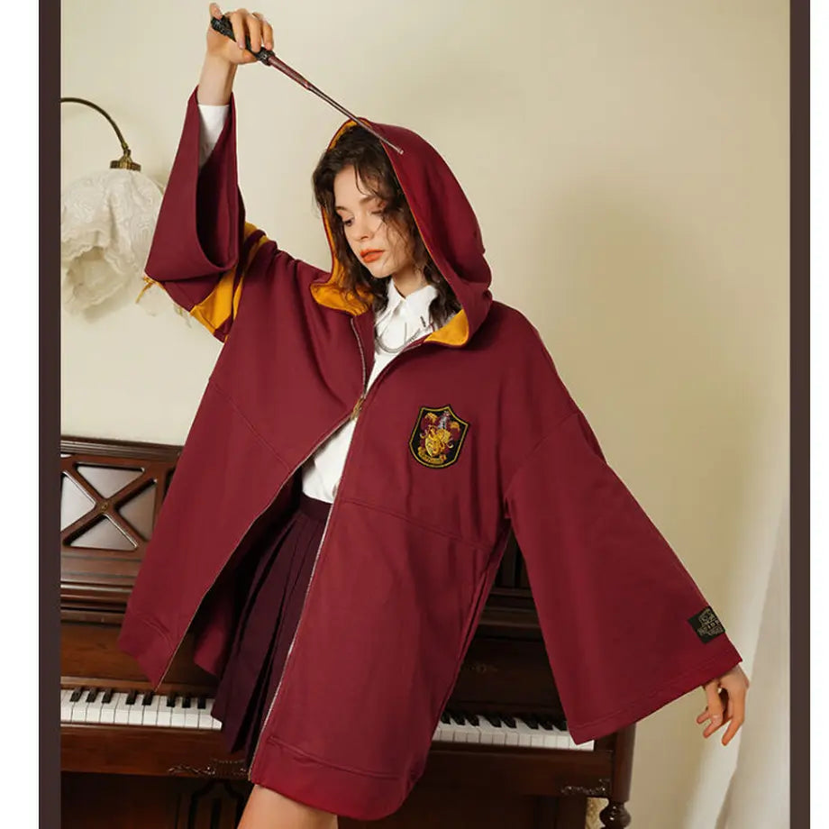 wizard school robe style hoodie