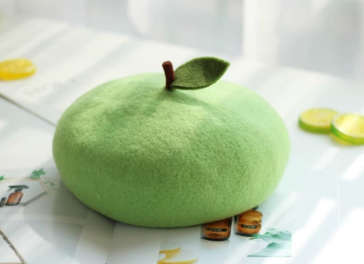 green apple beret
