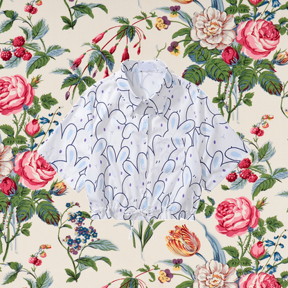 ウサギさんのショートシャツ