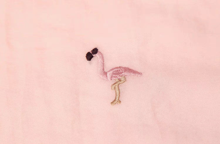 cute love beauty quality and waist thinner Flamingo dress