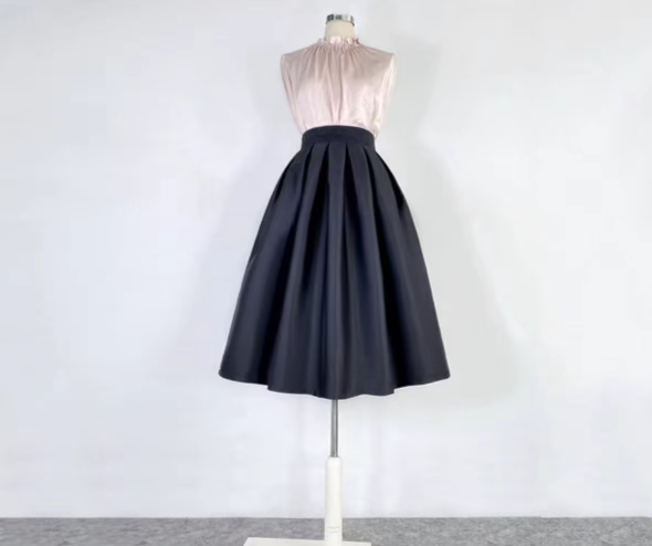 color high waist niche tutu skirt