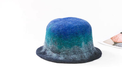 fisherman blue gray jazz hat