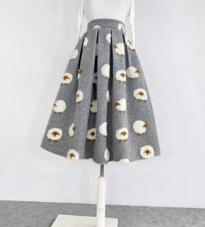 Slimming Crotch Sheep Covering Puff Skirt