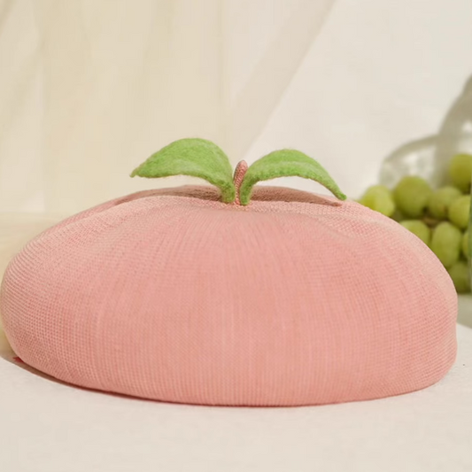 pink summer peach painter hat