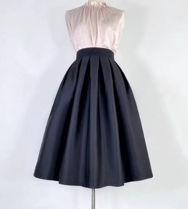 color high waist niche tutu skirt