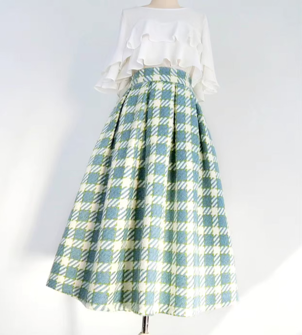 A-line high-waist tutu skirt