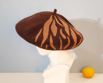 Simple Zebra Pattern Painter Hat