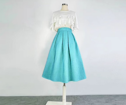 slim and versatile mid-length tutu skirt 