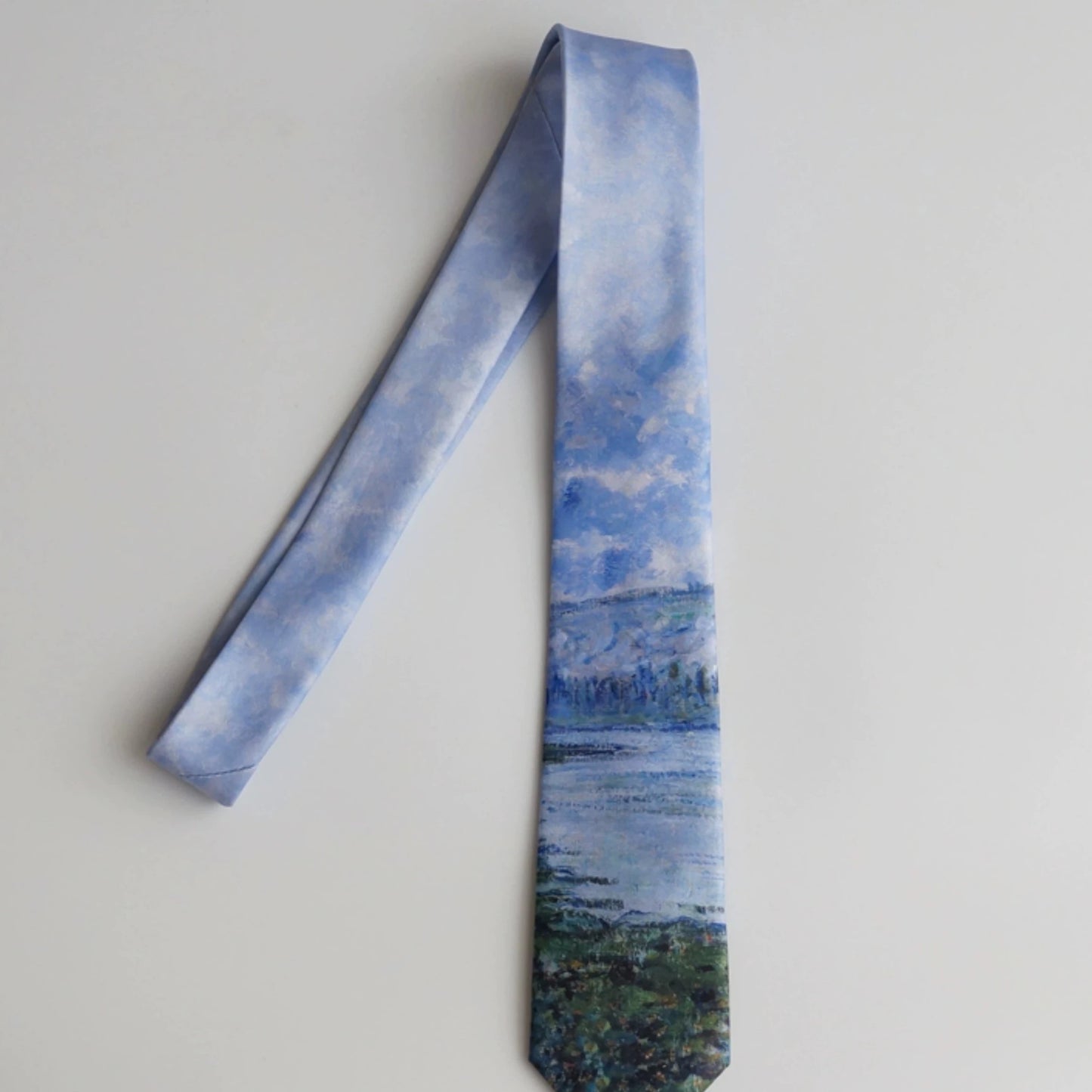 "Morning on the Seine" tie