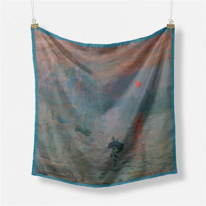 "Impression, Sunrise" scarf