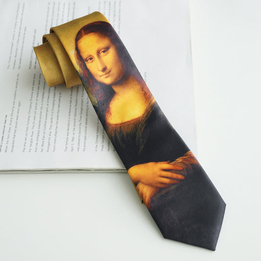 "Mona Lisa" tie