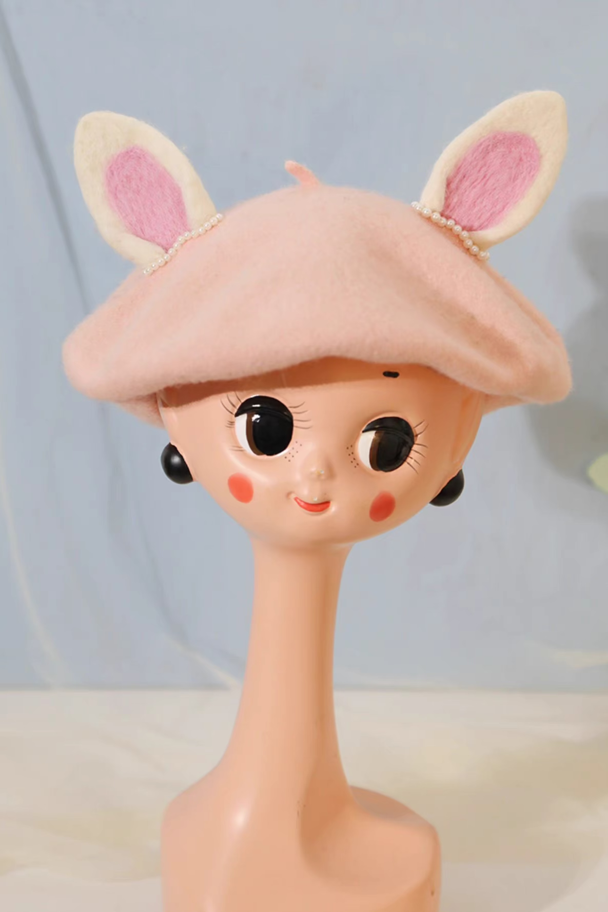 Cute Rabbit Ears Painter Hat