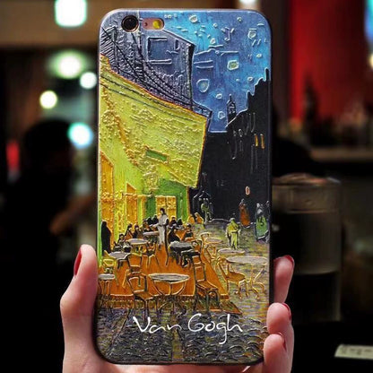 "Night Cafe Terrace" iPhone case