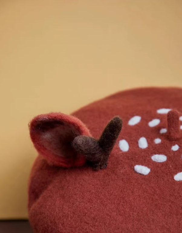 Deer Forest Style Beret