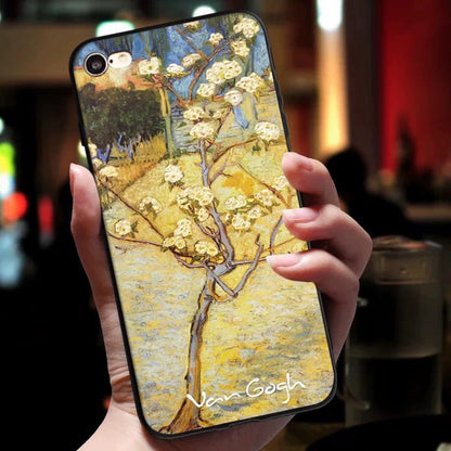 『花咲くセイヨウナシの木』iPhoneケース
