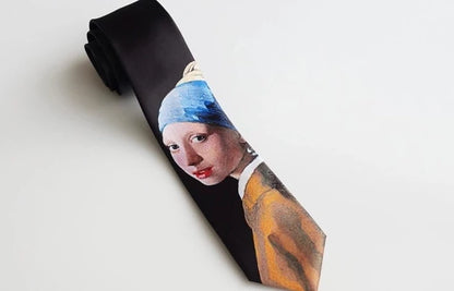 "Girl with a Pearl Earring" tie