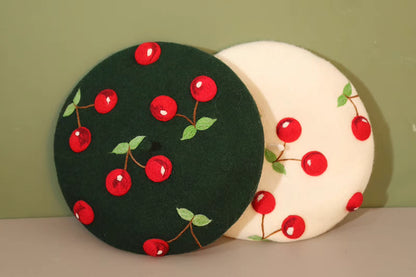 three-dimensional cherry original hat