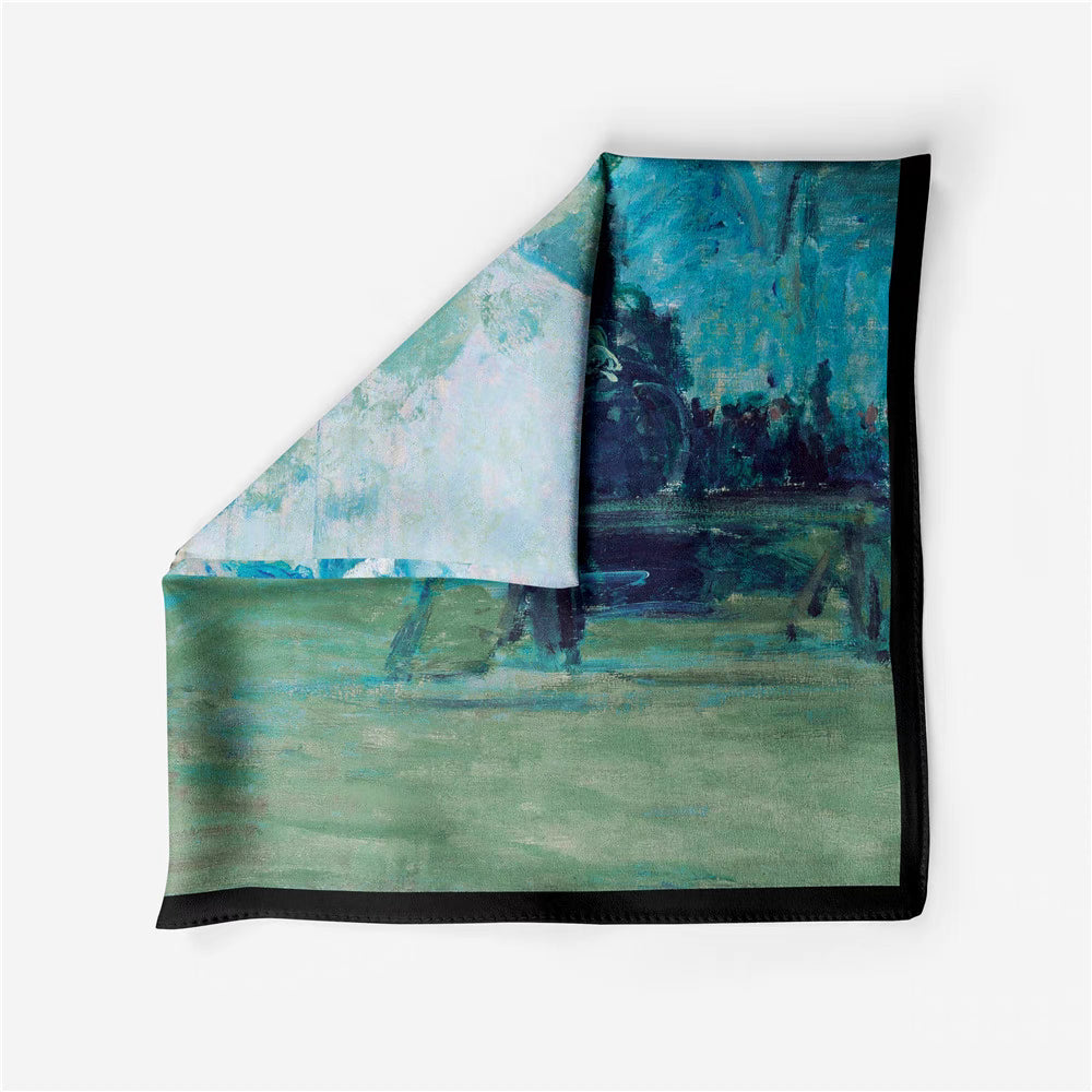 "Saint-Lazare Station, Train from Normandy" scarf