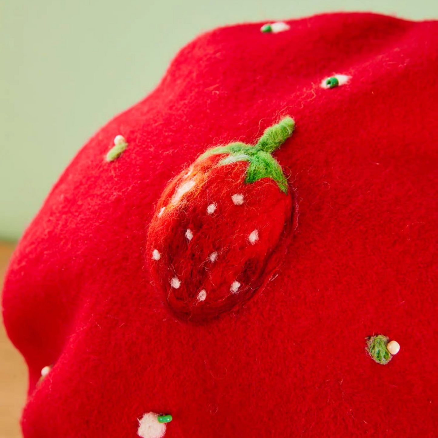 strawberry sweet beret