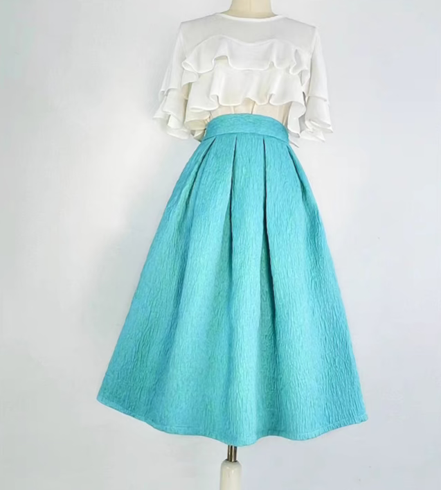 slim and versatile mid-length tutu skirt 