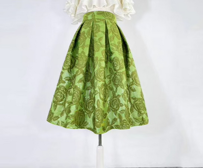 high-waist slim mid-length tutu skirt 