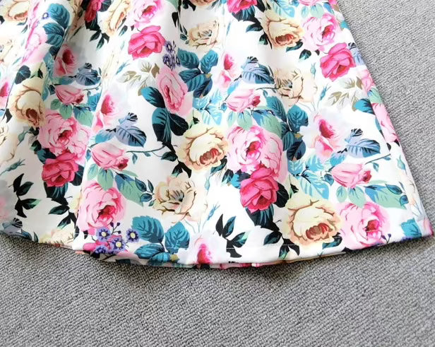 Puff Skirt High Waist Printed Original Skirt 