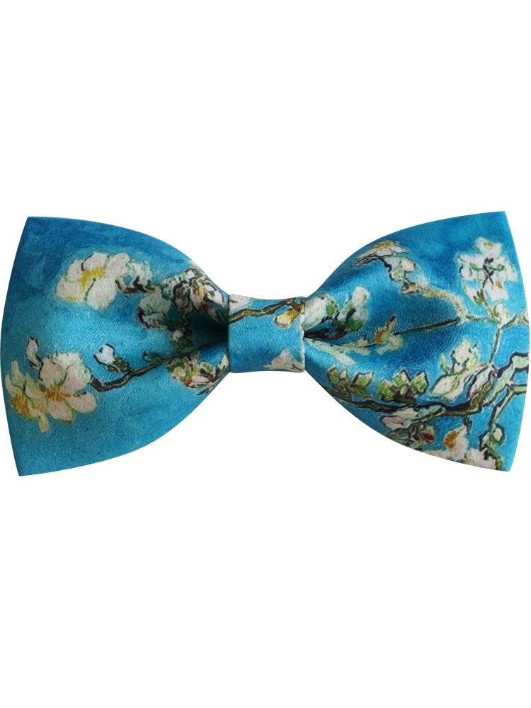 "Blooming almond tree branch" bow tie