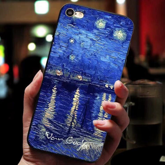 『ローヌ川の星月夜』iPhoneケース