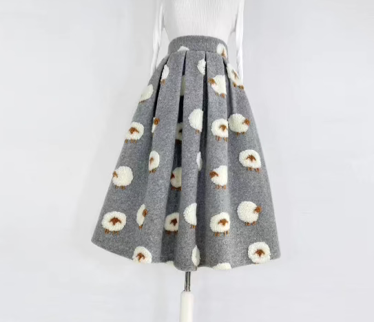 Slimming Crotch Sheep Covering Puff Skirt