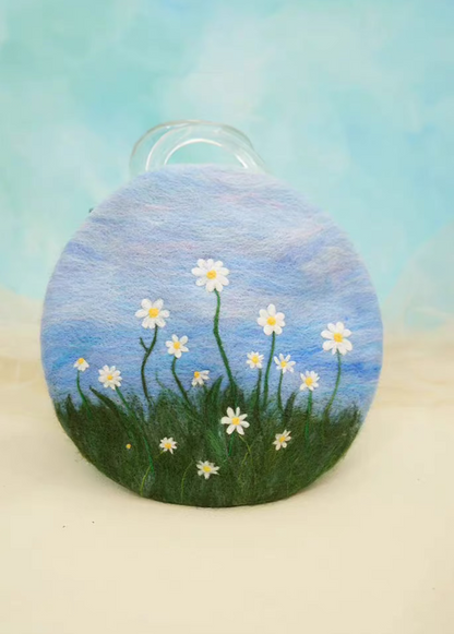 wool felt little daisy painter hat