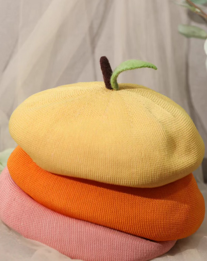 thin fruits sunshade beret