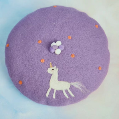 wool felt dreams horse berets